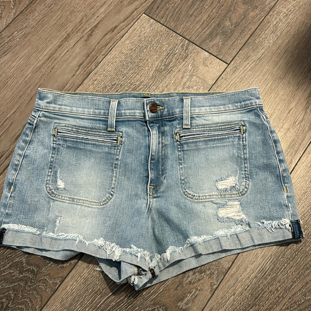Light Wash Denim Shorts